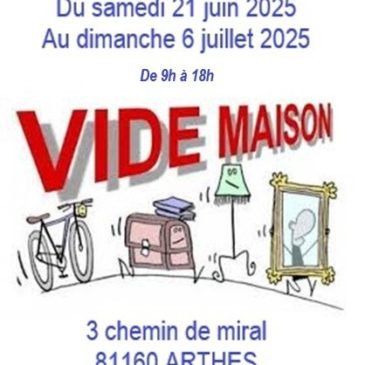 VIDE MAISON 3 CHEMIN de MIRAL